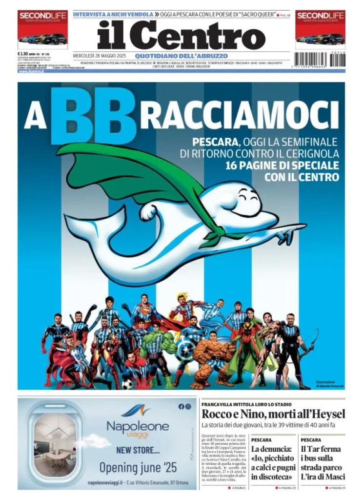 Prima-pagina-il centro-oggi-edizione-del-2025-05-28